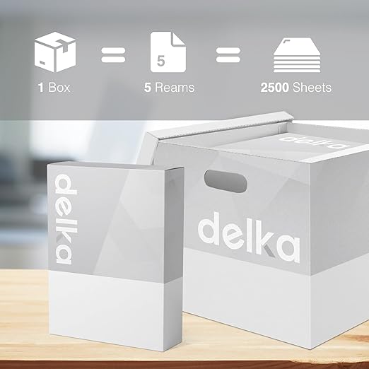 delka Multi-Purpose A4 Printer Paper, 75gsm A4 Paper