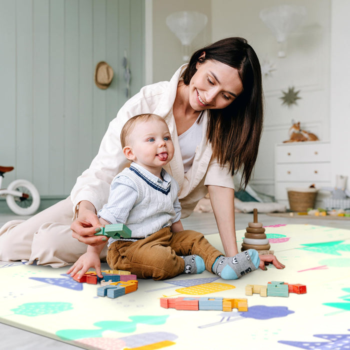 scoosh Foldable Activity Mat - Double-Sided, Reversible, Waterproof, Quality Family Bonding - Premium Quality Outdoor & Indoor Mat