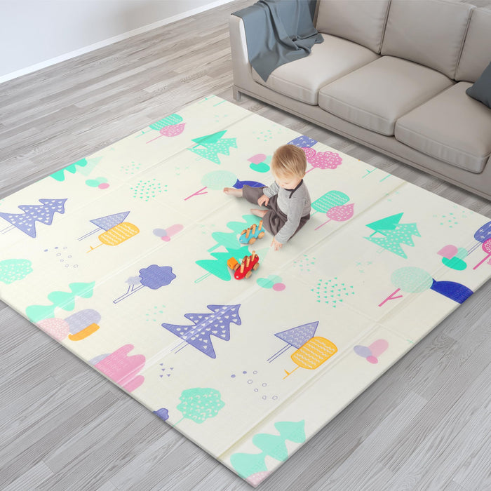 scoosh Foldable Activity Mat - Double-Sided, Reversible, Waterproof, Quality Family Bonding - Premium Quality Outdoor & Indoor Mat